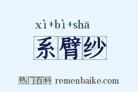 系臂纱是什么意思的图片
